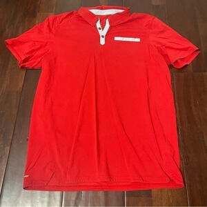Oakley Golf Polo Red Mens XL